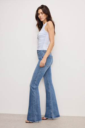 ALWAYS FITS GOOD LEGS FLARE JEANS | INDIGO316