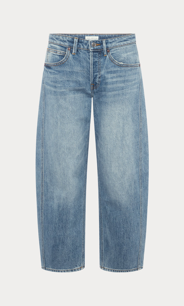 VINTAGE BARREL ANKLE JEANS | INDIGO1350