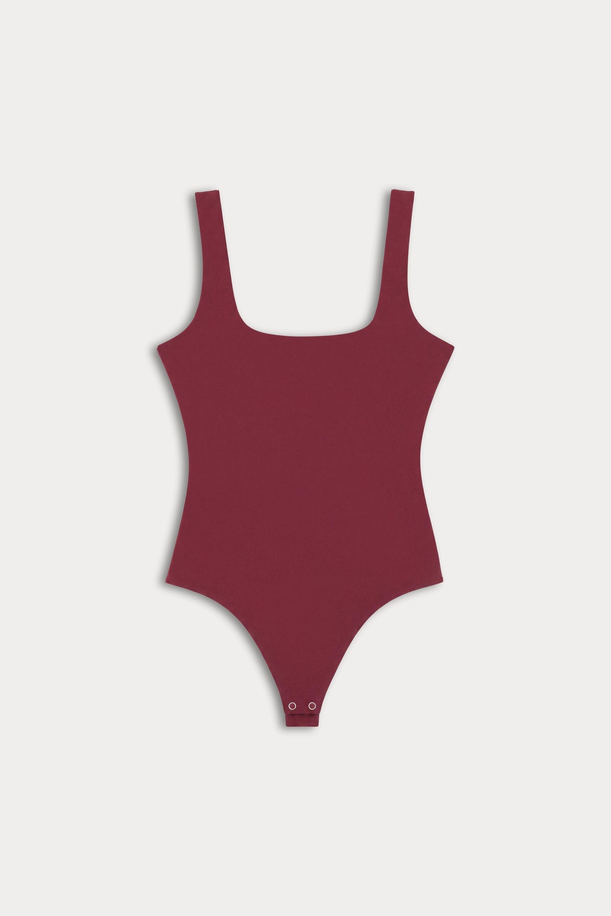 THE SCULPTING MODERN TANK BODYSUIT | BERRY NOIR-6 | GOOD AMERICAN | MODEL_A
