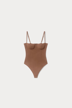 MESH BUSTIER BODYSUIT | SADDLEWOOD