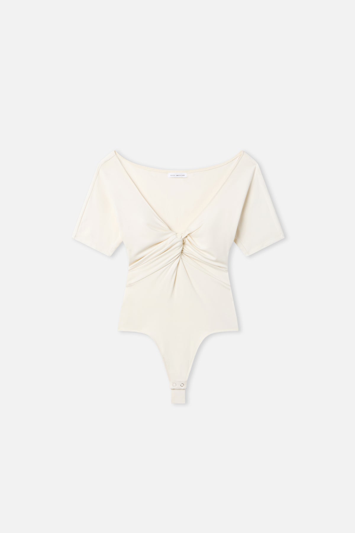 JERSEY TWIST FRONT BODYSUIT | ECRU003