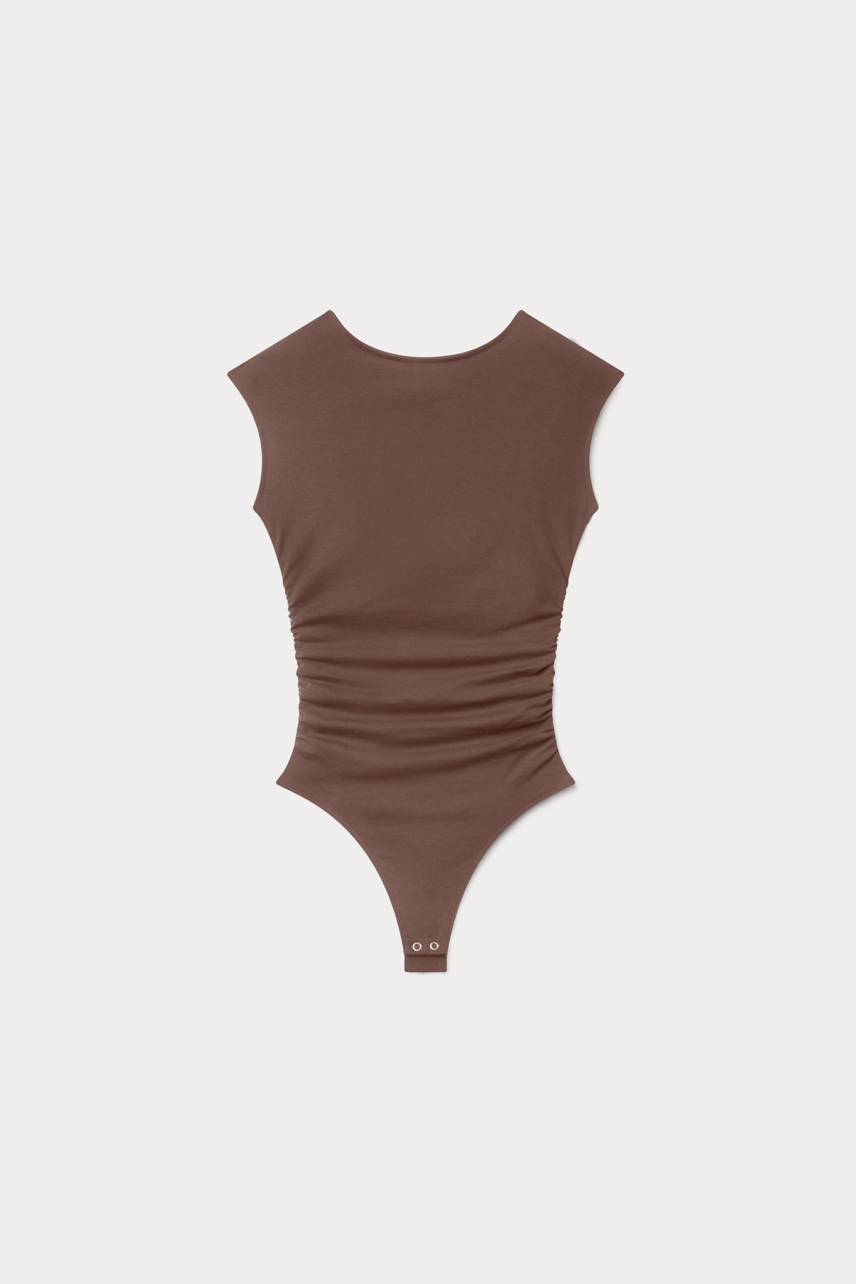 SUPER STRETCH OPEN BACK BODY SUIT | BITTER COCOA