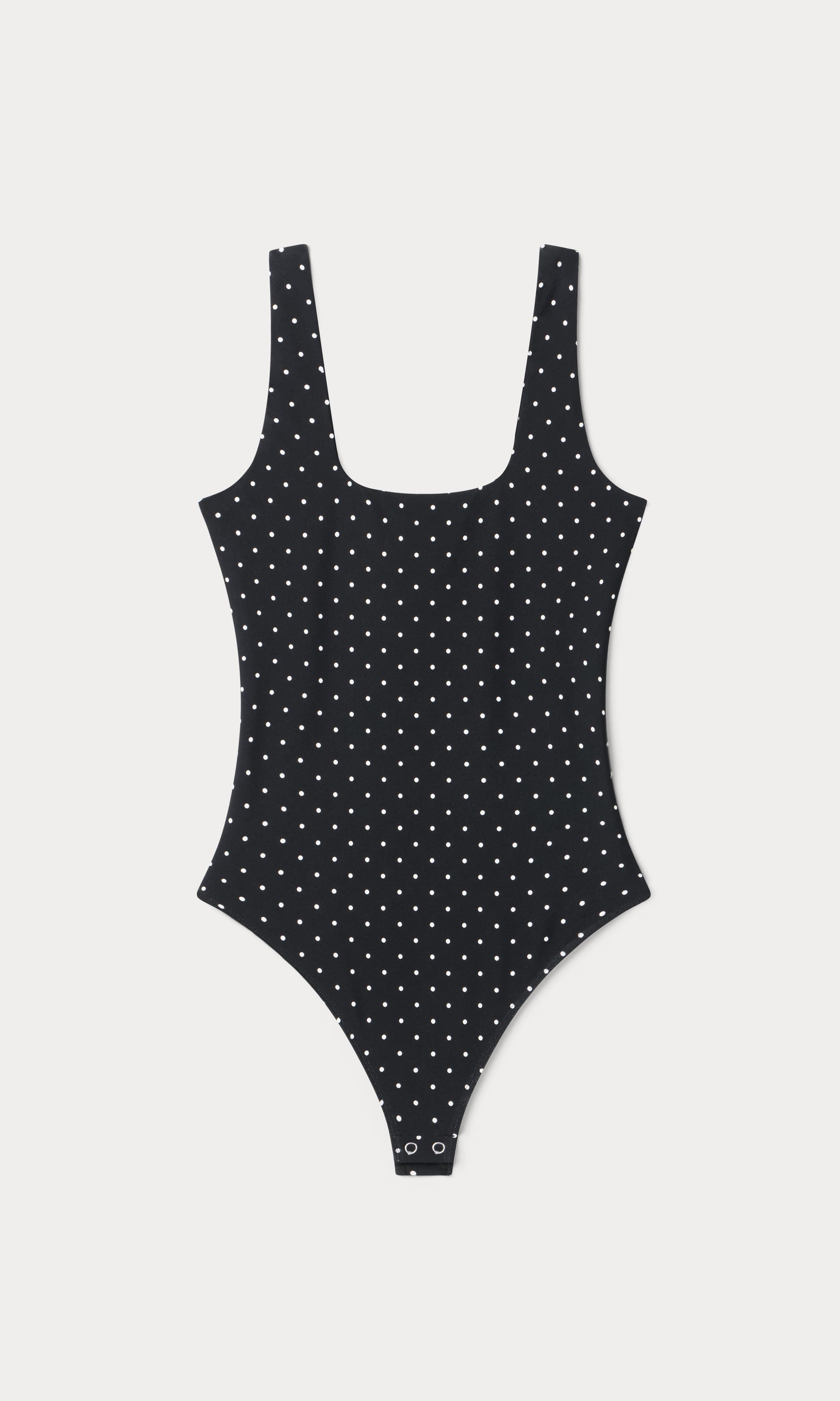 THE WEIGHTLESS SCULPTING MODERN TANK BODYSUIT | MINI DOT BLACK