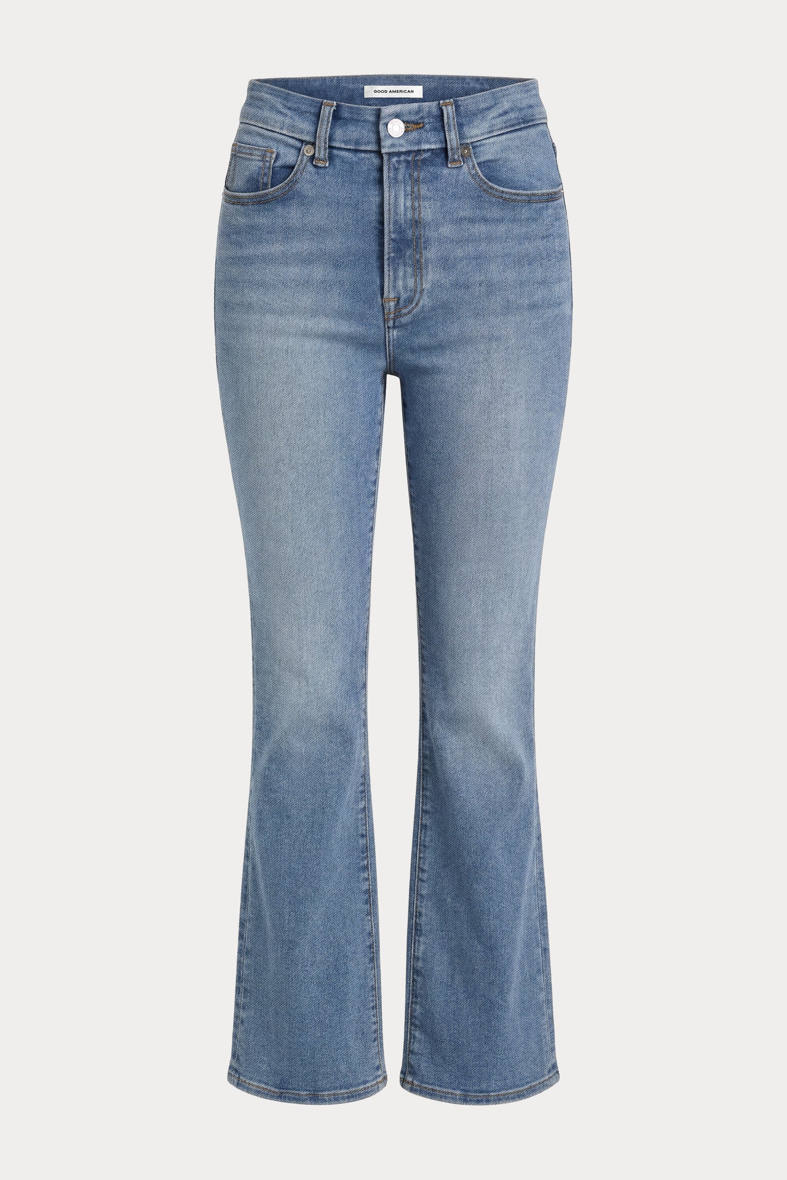 ALWAYS FITS GOOD CLASSIC BOOTCUT JEANS | INDIGO316-7 | GOOD AMERICAN | FLAT