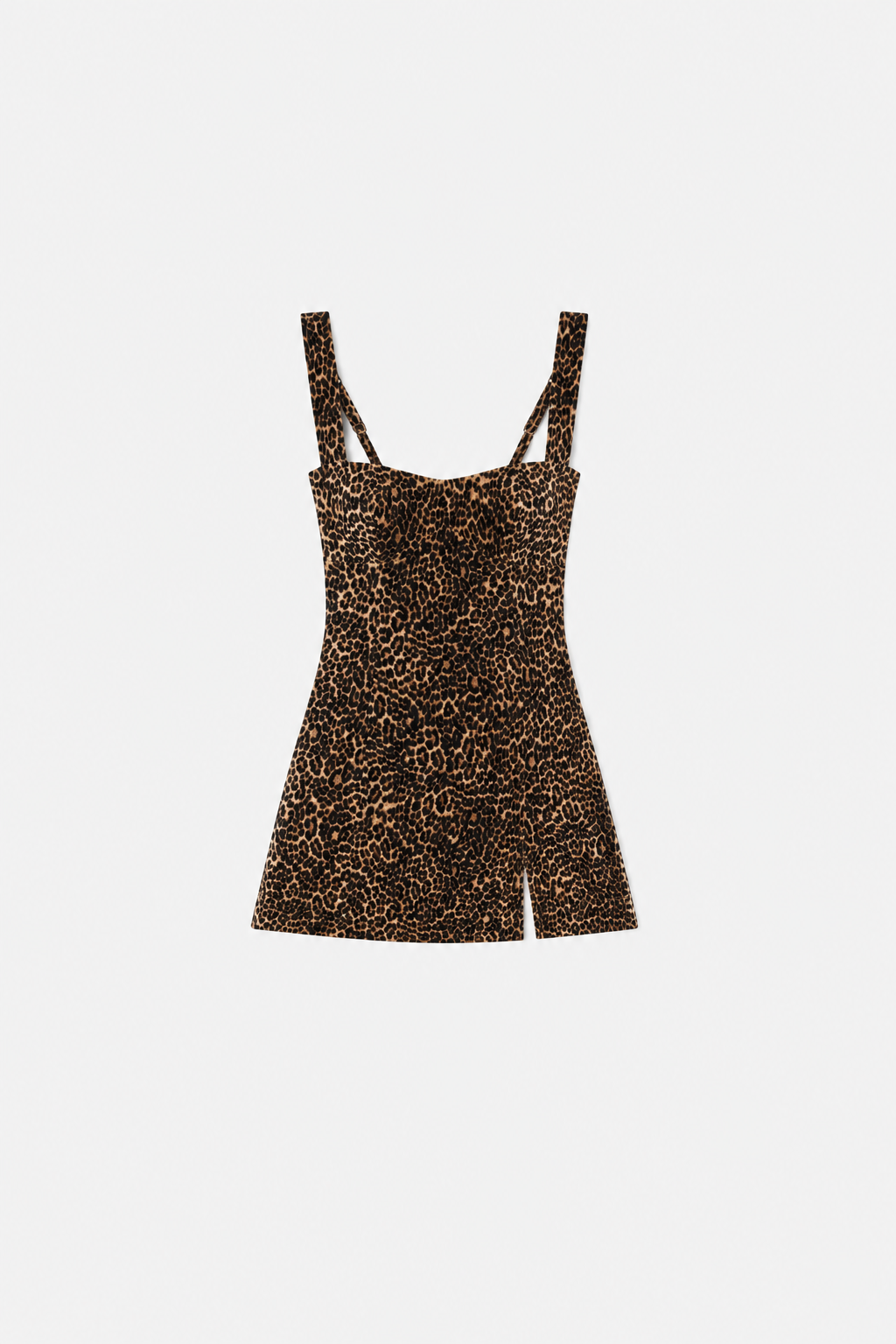 VELVET MINI DRESS | MINI LUCKY LEOPARD