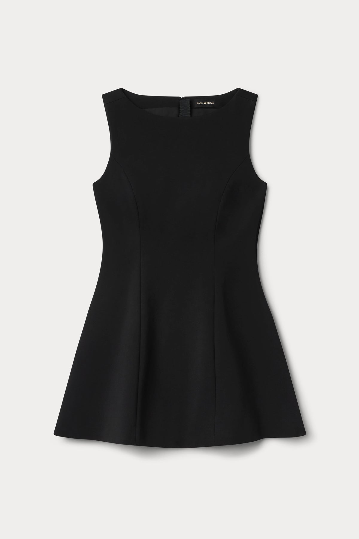 SOFT STRETCH PONTE MINI DRESS | BLACK001