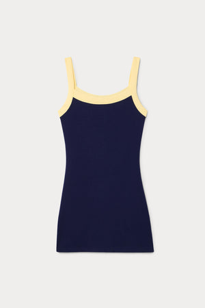 THE RINGER TANK MINI DRESS | HORIZON INK
