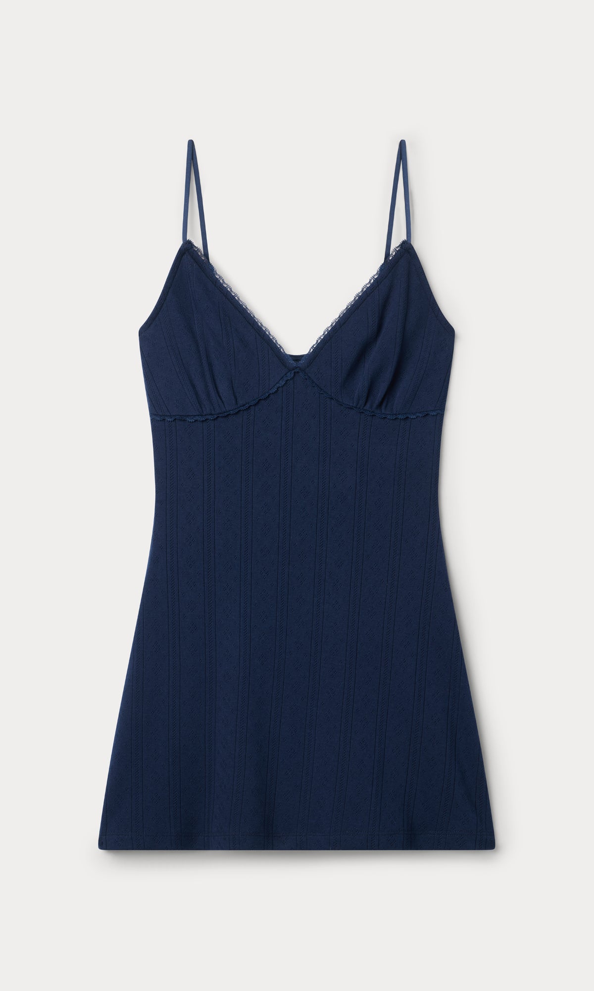 THE POINTELLE MINI DRESS | HORIZON INK