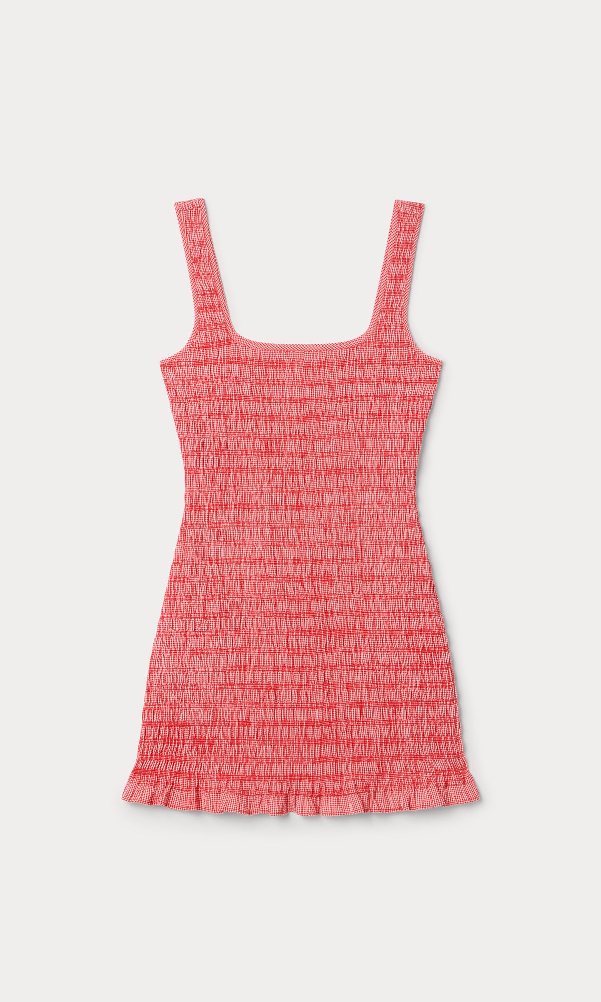 THE GARDEN DRESS | CHECKERED RED
