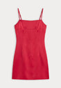 THE FLUID SATIN DRESS | CARMINE-5 | GOOD AMERICAN | FLAT