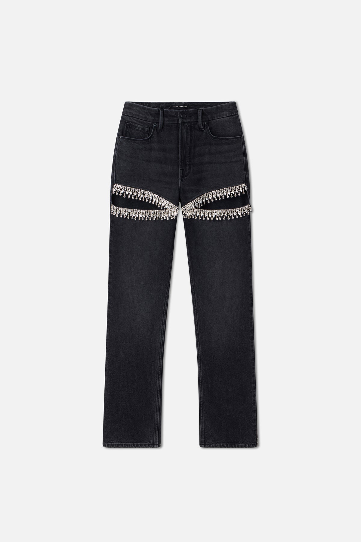 GOOD ICON STRAIGHT DIAMOND JEANS | BLACK376