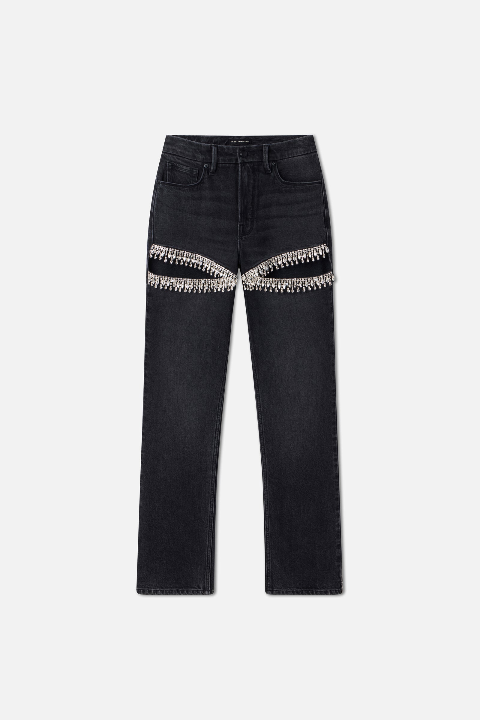 GOOD ICON STRAIGHT DIAMOND JEANS | BLACK376