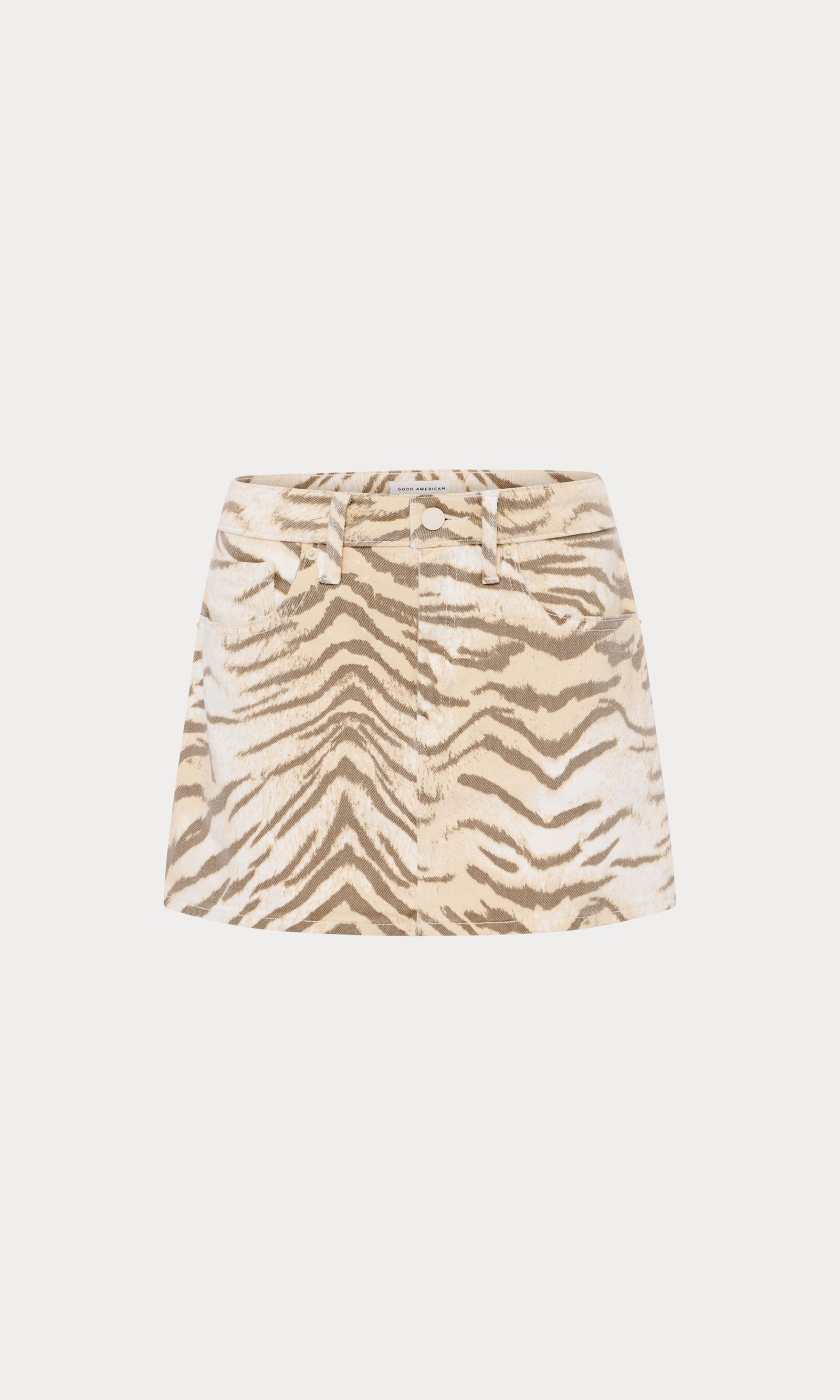 GOOD 90S TIGER MINI SKIRT | BROWN TIGER