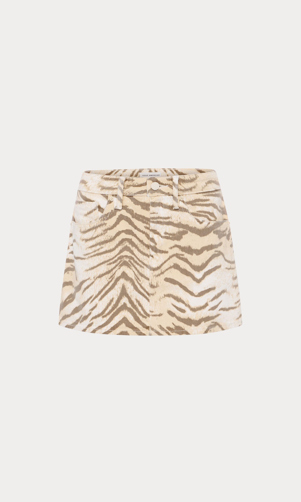 GOOD 90S TIGER MINI SKIRT | BROWN TIGER-6 | GOOD AMERICAN | MODEL_A