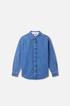 OVERSIZED DENIM SHIRT | INDIGO1024