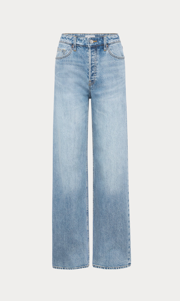 VINTAGE WIDE JEANS | INDIGO1242-7 | GOOD AMERICAN | FLAT