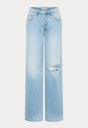 VINTAGE WIDE JEANS | INDIGO1298-7 | GOOD AMERICAN | FLAT