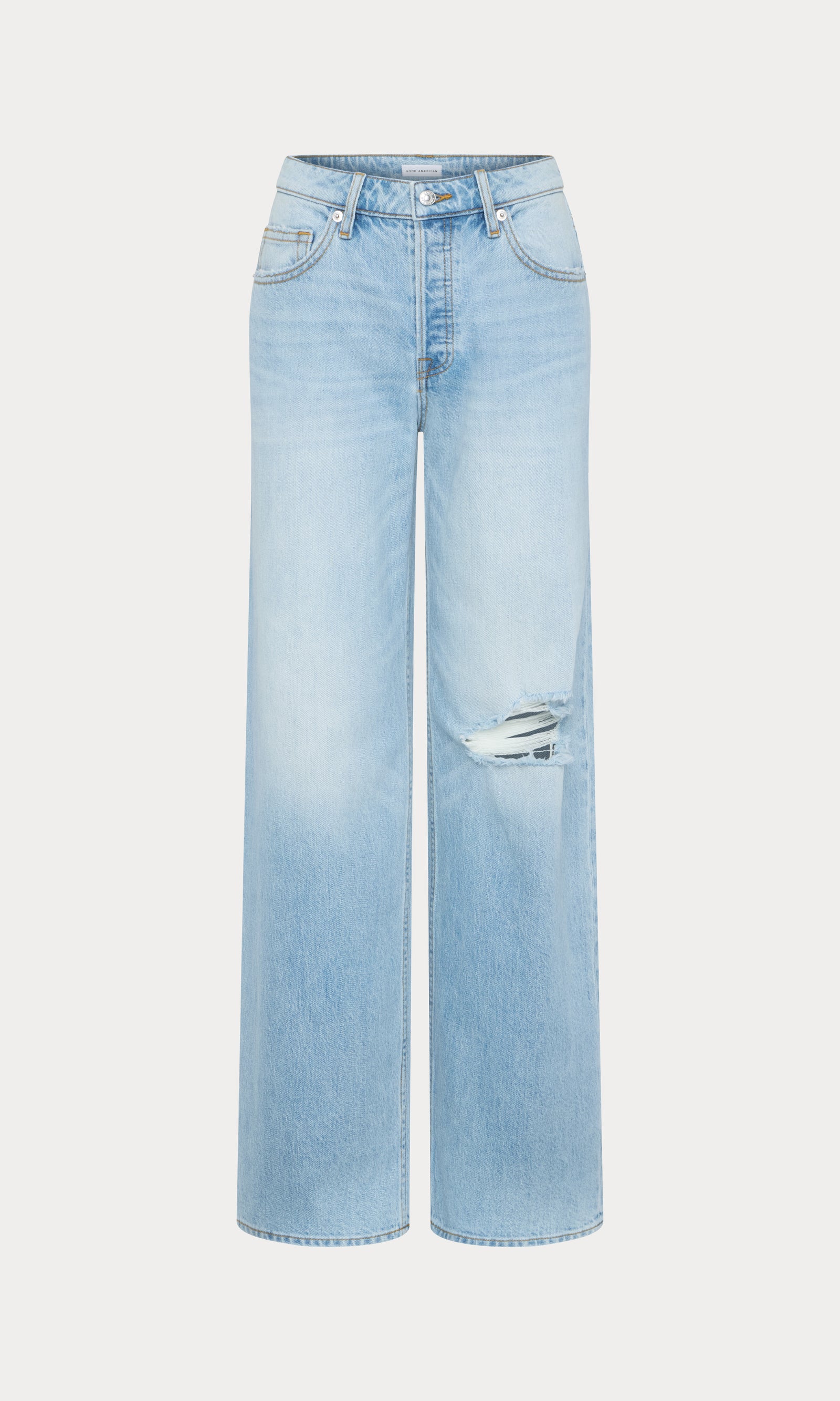 VINTAGE WIDE JEANS | INDIGO1298-7 | GOOD AMERICAN | FLAT