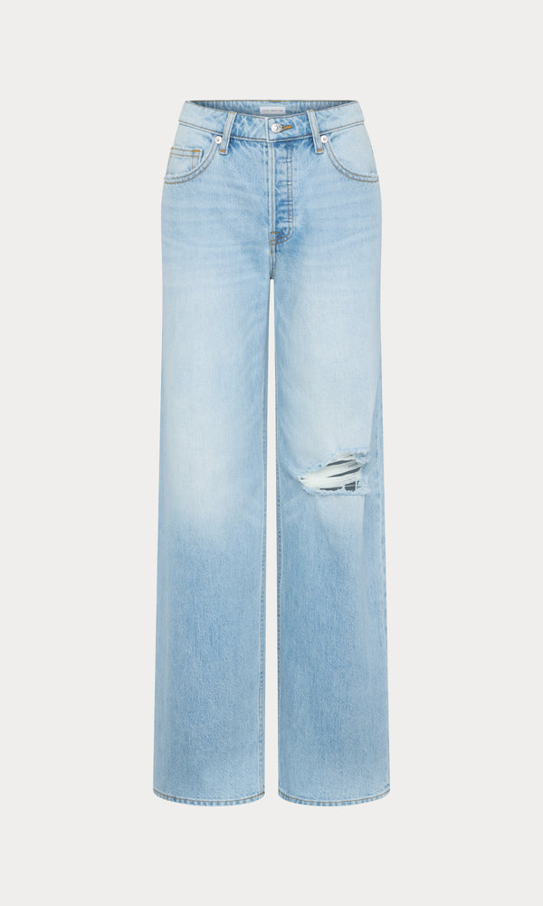 VINTAGE WIDE JEANS | INDIGO1298-7 | GOOD AMERICAN | FLAT
