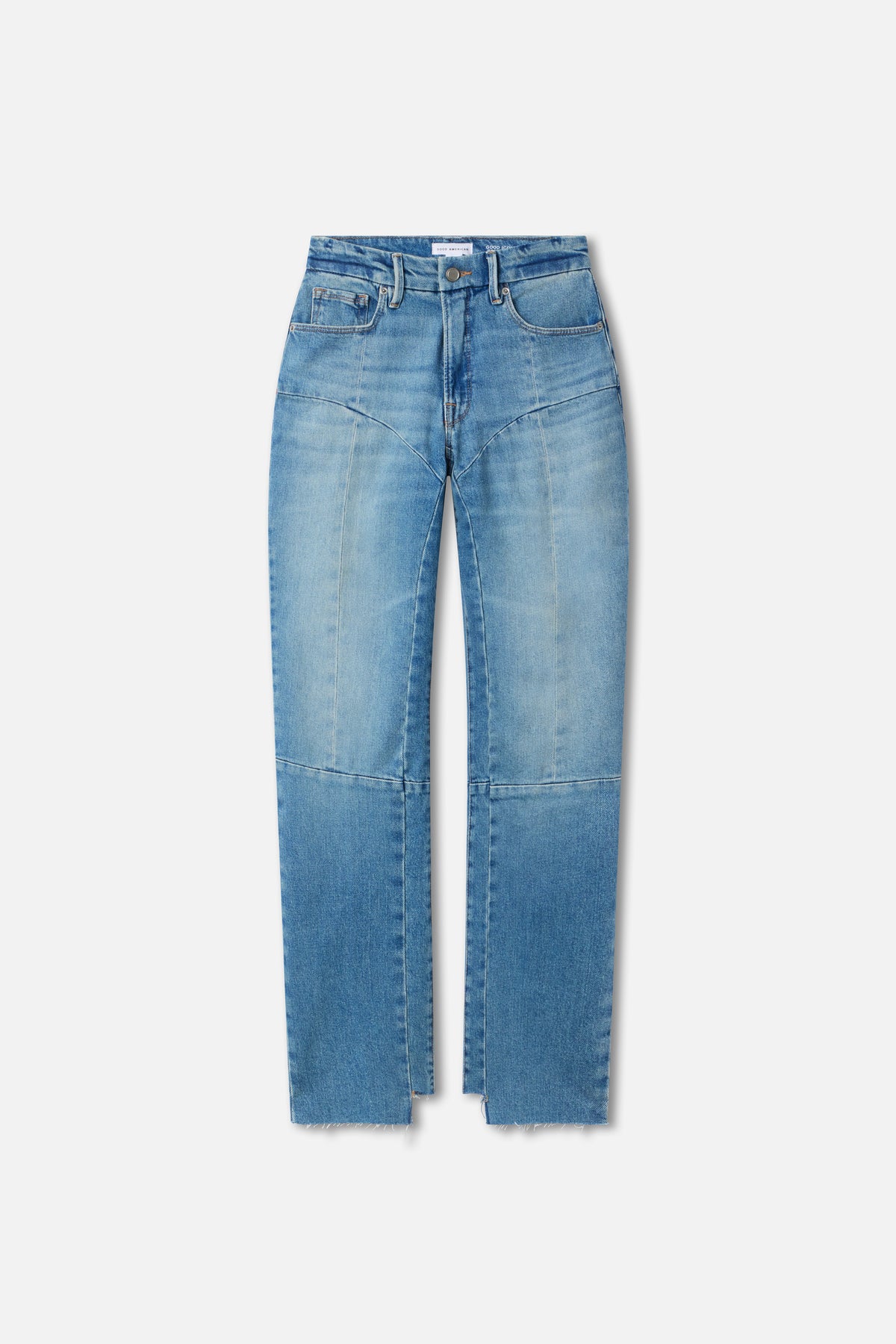 GOOD ICON STRAIGHT JEANS | INDIGO912-6 | GOOD AMERICAN | MODEL_A