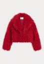 THE FAUX FUR COAT | CARMINE-5 | GOOD AMERICAN | FLAT