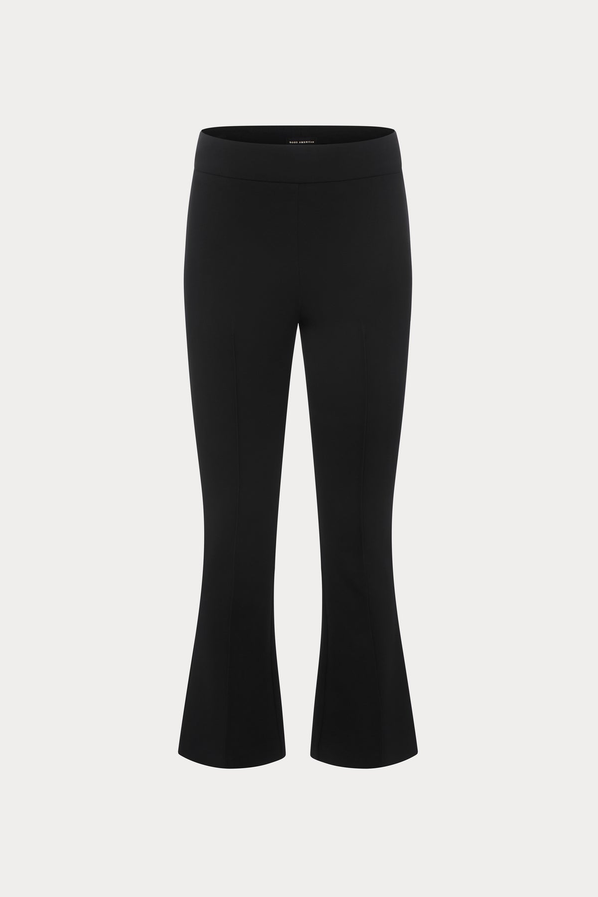 SOFT STRETCH PONTE KICK FLARE PANTS | BLACK001-4 | GOOD AMERICAN | MODEL_A