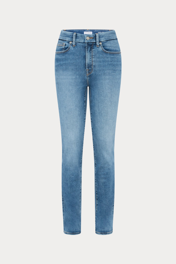 ALWAYS FITS GOOD LEGS STRAIGHT JEANS LONG | INDIGO316-5 | GOOD AMERICAN | FLAT