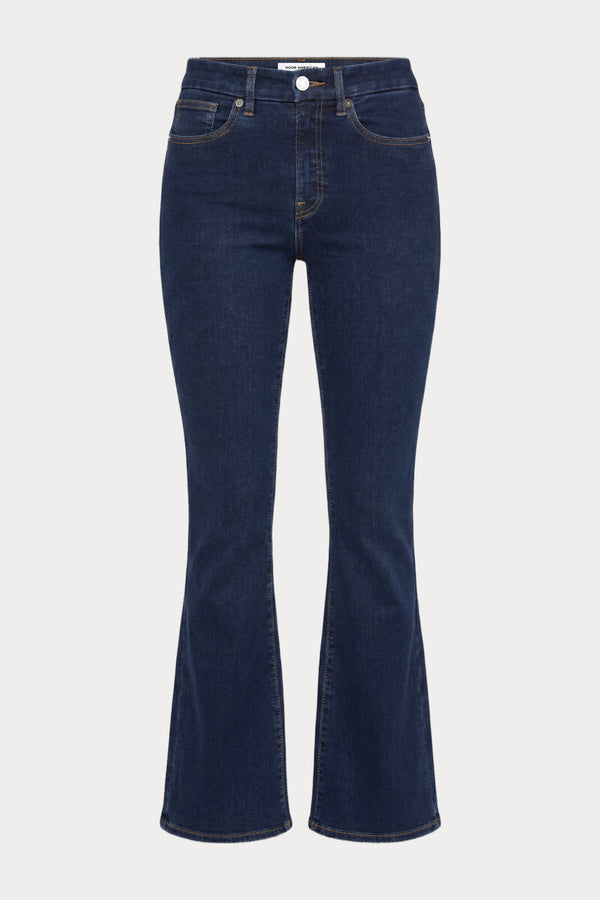 ALWAYS FITS GOOD PETITE FLARE JEANS | INDIGO1317