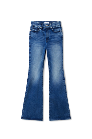ALWAYS FITS GOOD PETITE FLARE JEANS | INDIGO1071