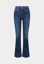 ALWAYS FITS GOOD LEGS FLARE JEANS | INDIGO1071-7 | GOOD AMERICAN | FLAT