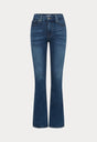 GOOD LEGS FLARE JEANS LONG | BLUE004-7 | GOOD AMERICAN | MODEL_A