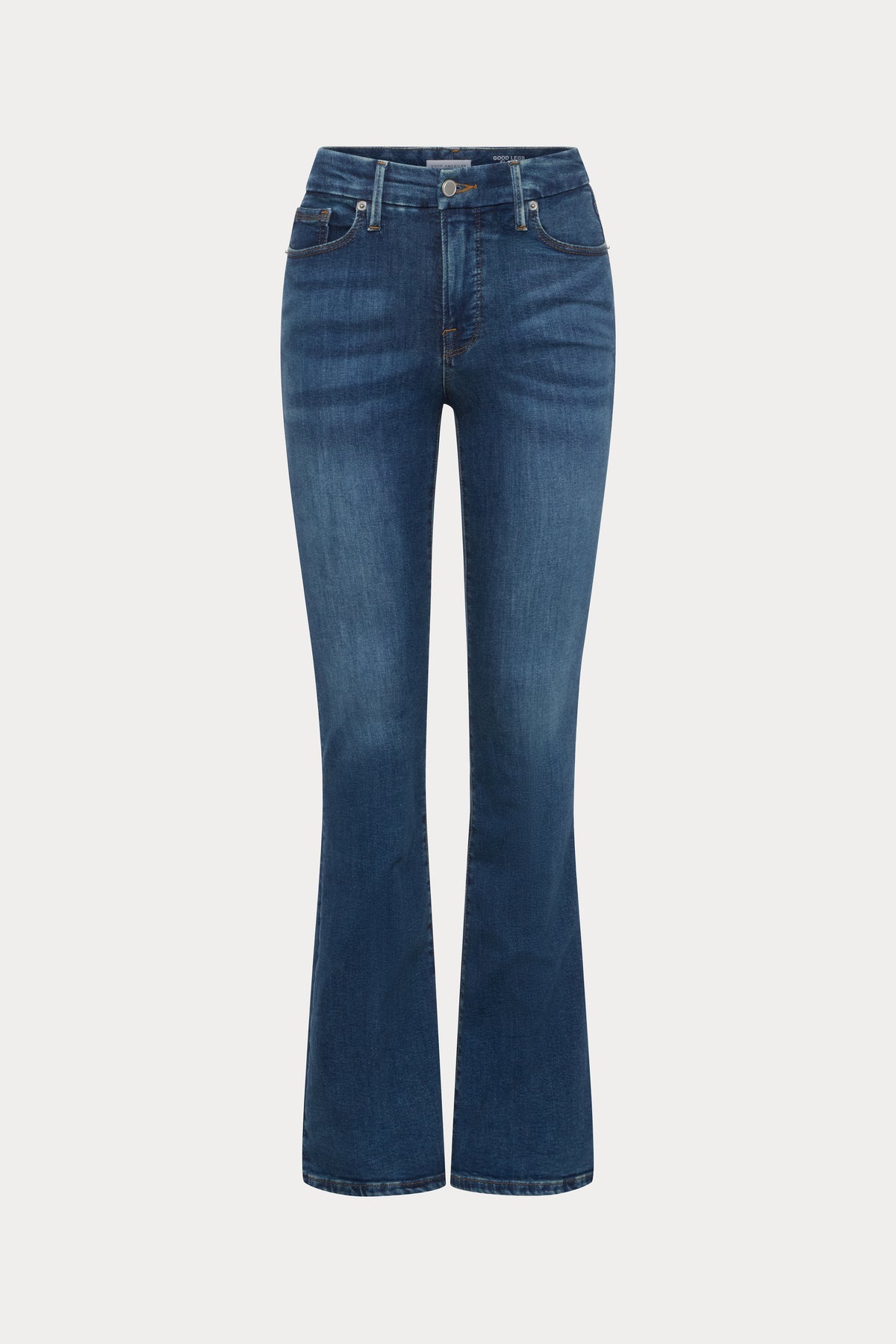 GOOD LEGS FLARE JEANS LONG | BLUE004-7 | GOOD AMERICAN | MODEL_A