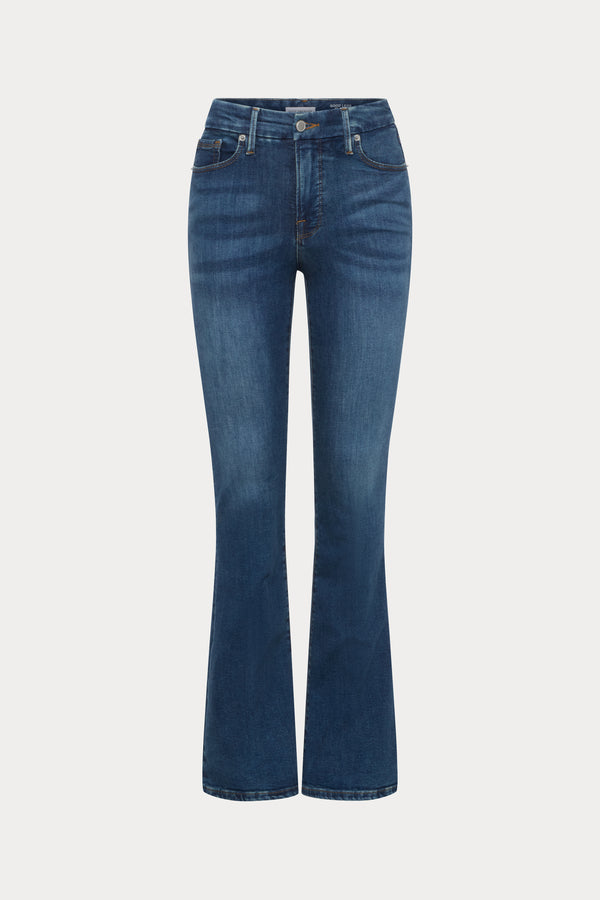 GOOD LEGS FLARE JEANS LONG | BLUE004-7 | GOOD AMERICAN | MODEL_A