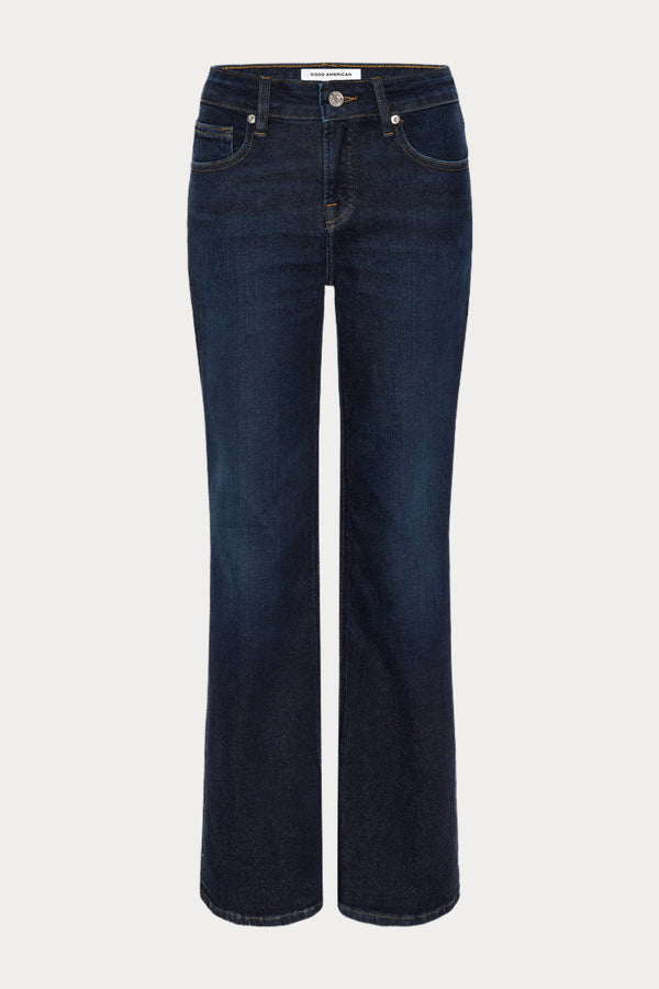 SOFT TECH GOOD PETITE LOW RISE BOOTCUT JEANS | INDIGO1308
