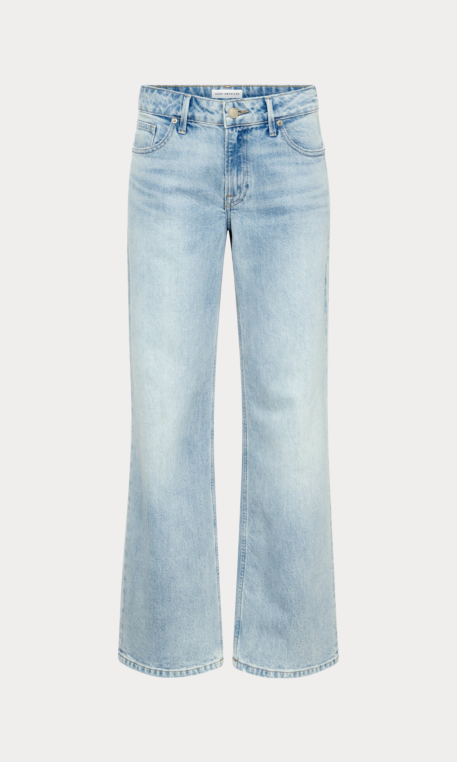 VINTAGE LOW LOOSE JEANS | INDIGO1223-7 | GOOD AMERICAN | FLAT