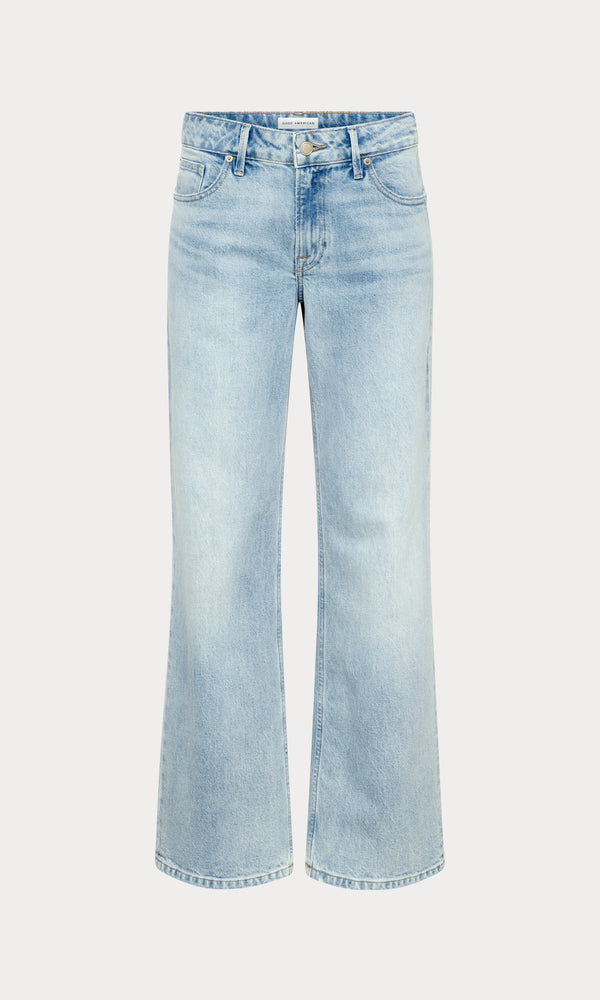 VINTAGE LOW LOOSE JEANS | INDIGO1223-7 | GOOD AMERICAN | FLAT