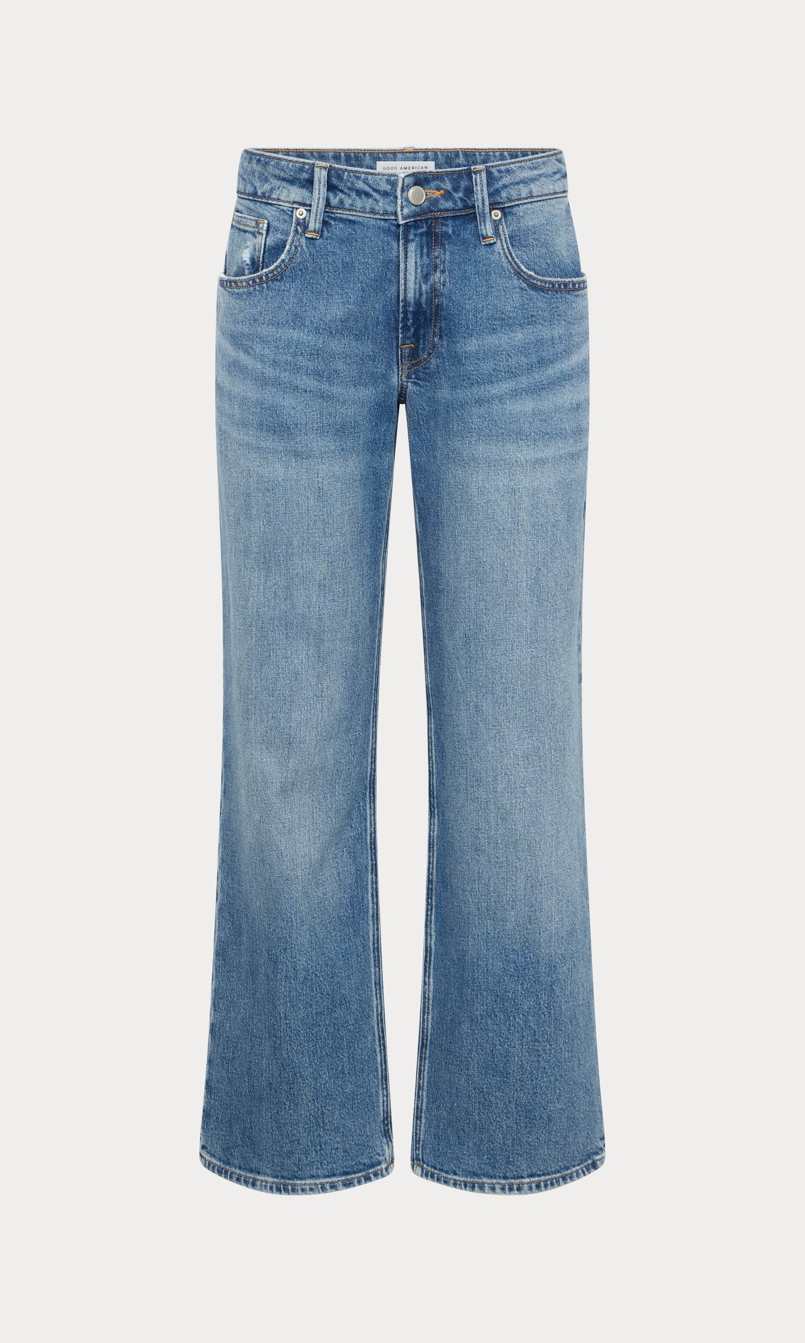 VINTAGE LOW LOOSE JEANS | INDIGO1224-6 | GOOD AMERICAN | FLAT