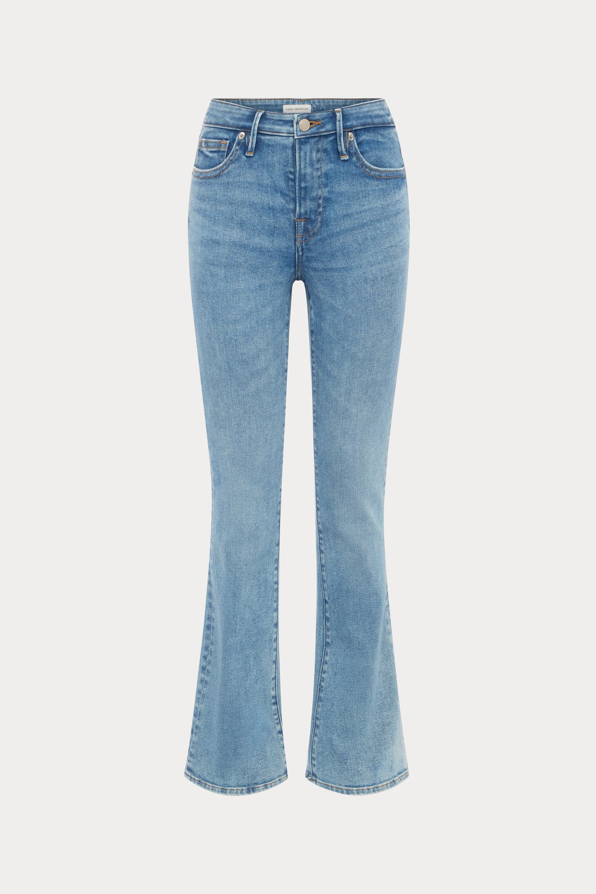 GOOD LOW RISE BOOTCUT JEANS | INDIGO1217-8 | GOOD AMERICAN | MODEL_A