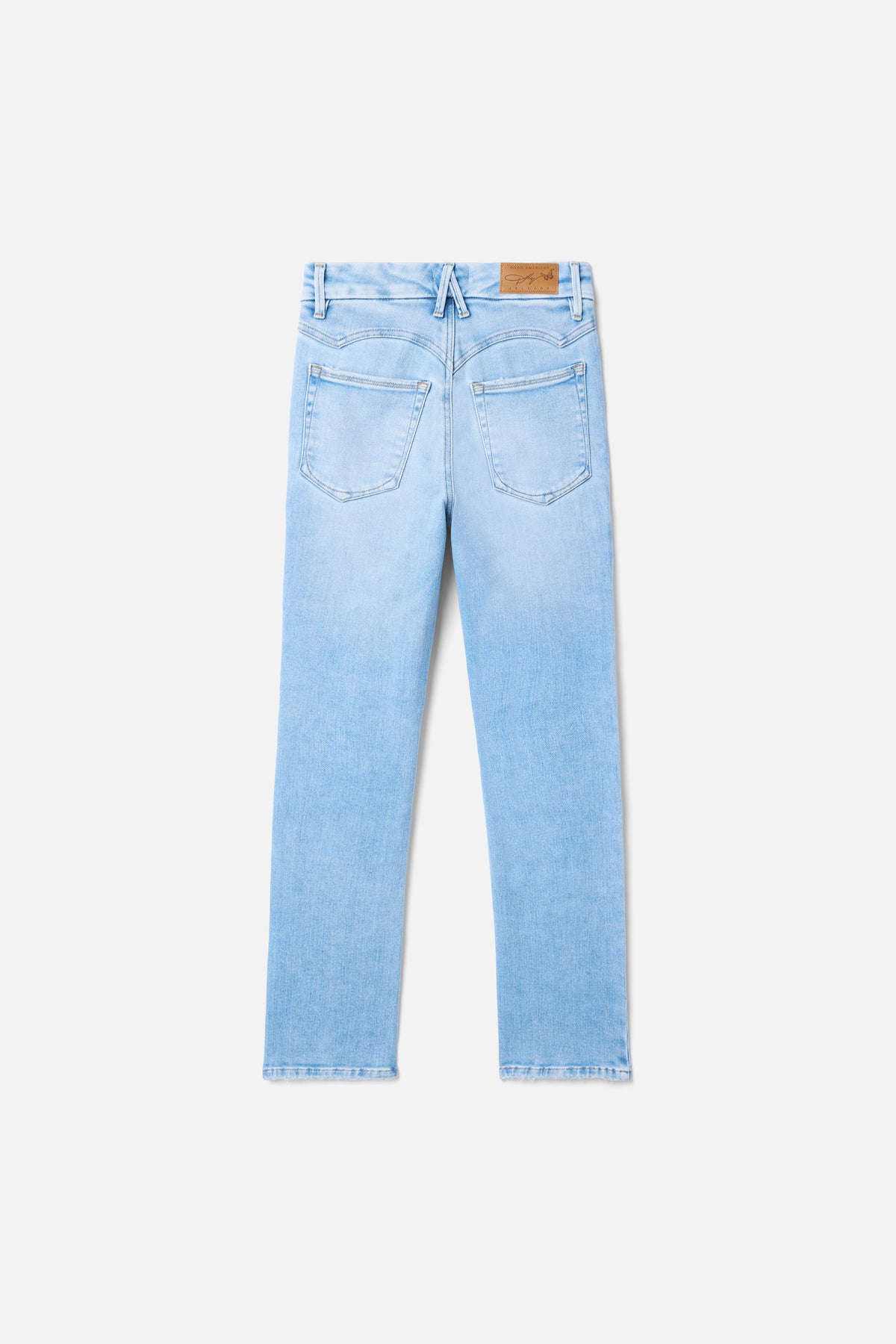 DOLLY JOLEANS STRAIGHT JEANS | INDIGO1081-8 | GOOD AMERICAN | MODEL_A