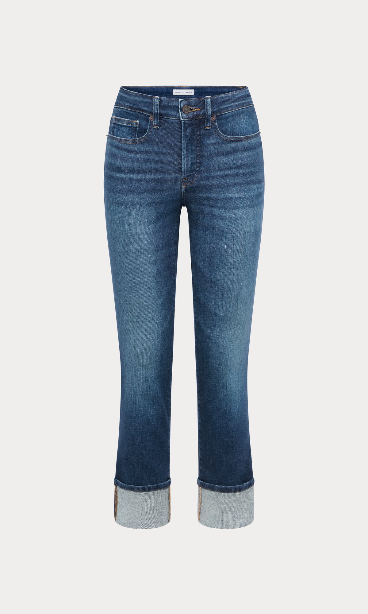 GOOD LEGS STRAIGHT JEANS | INDIGO1230-7 | GOOD AMERICAN | MODEL_A
