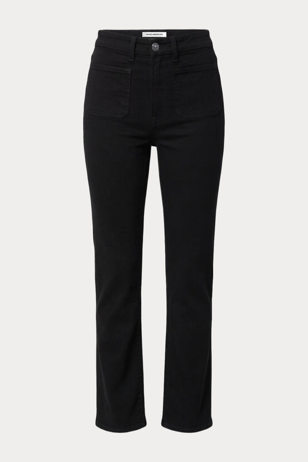 ALWAYS FITS GOOD PETITE STRAIGHT JEANS | BLACK001