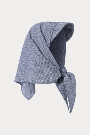 THE BANDANA HEAD SCARF | HORIZON GINGHAM SMALL