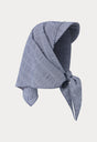 THE BANDANA HEAD SCARF | HORIZON GINGHAM SMALL-4 | GOOD AMERICAN | FLAT