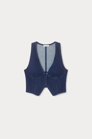 JEANIUS VEST | INDIGO377