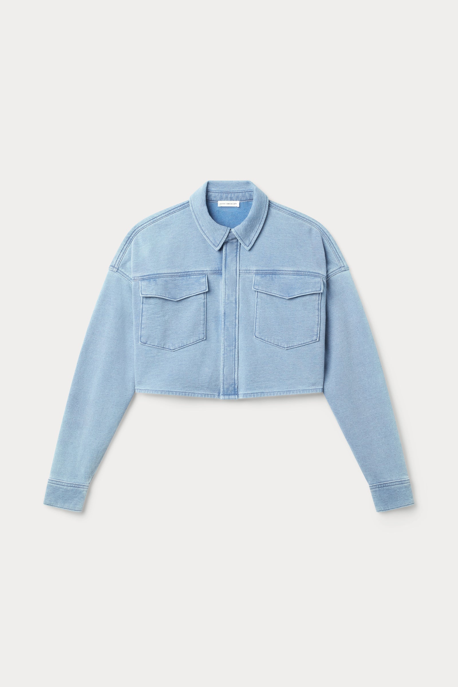 JEANIUS CROPPED JACKET | INDIGO376