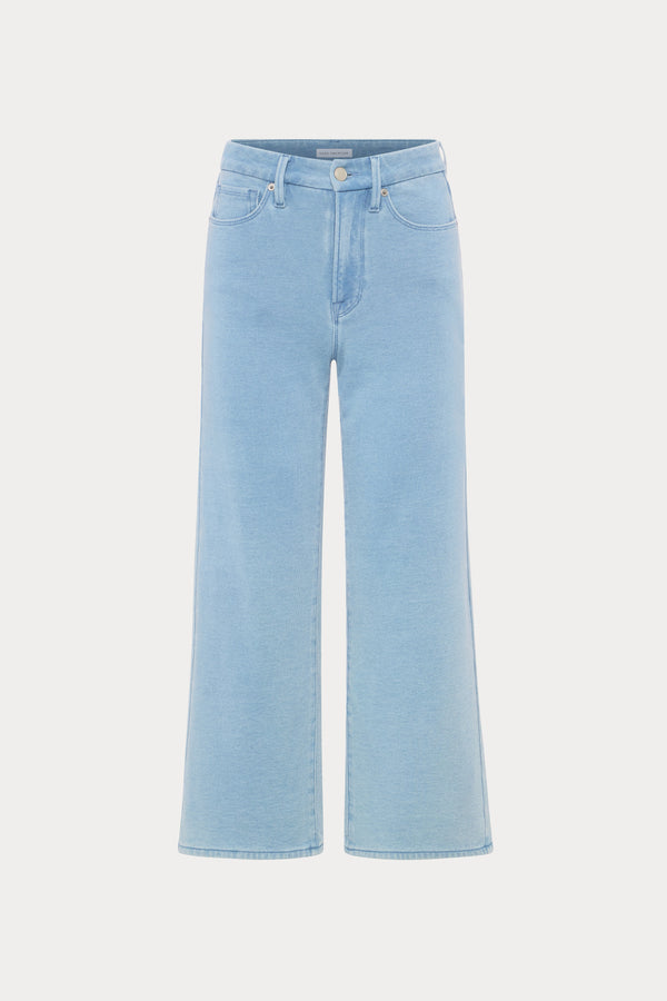 JEANIUS CROP PALAZZO | INDIGO376
