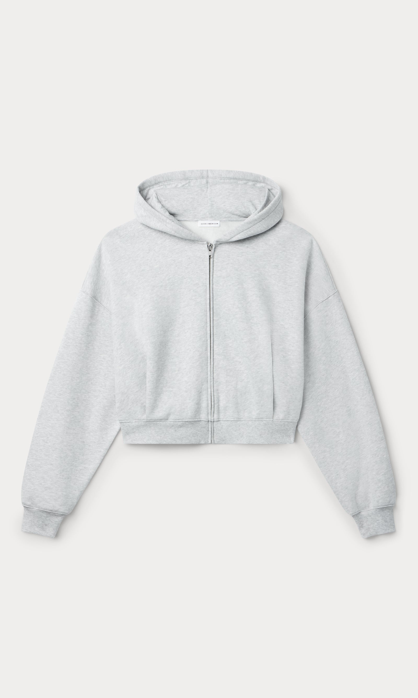 THE ZIP UP SWEATSHIRT | HEATHER GREY