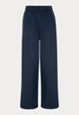 THE FRENCH TERRY SWEATPANT | NEW NAVY002-6 | GOOD AMERICAN | FLAT