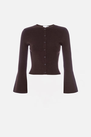 BELL SLEEVE KNIT CARDIGAN | BARK003