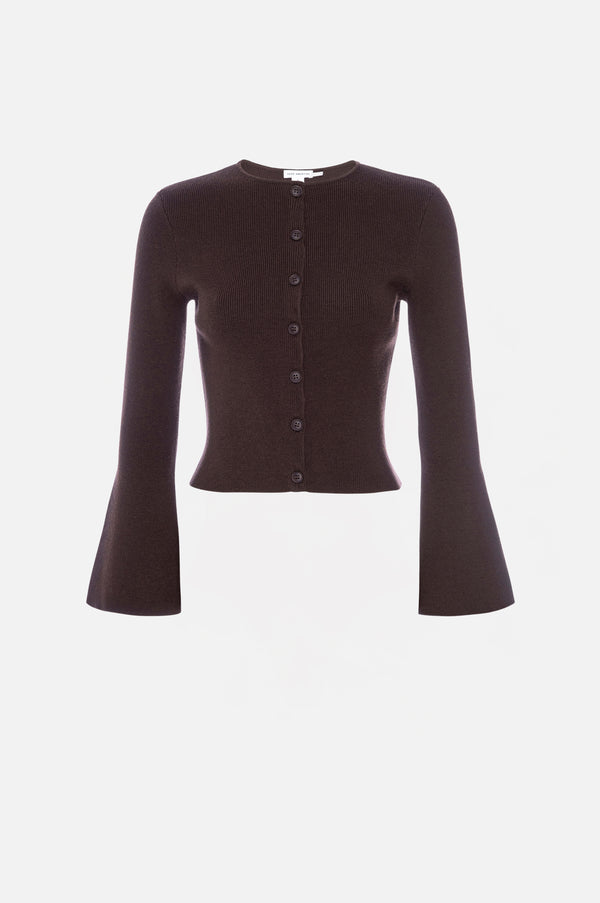 BELL SLEEVE KNIT CARDIGAN | BARK003